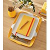 Brievenbak Leitz Cosy met desk organiser geel foto