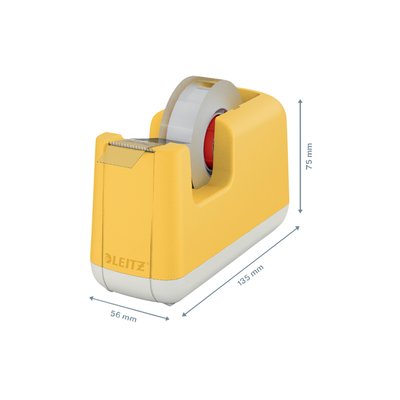 Plakbandhouder Leitz Cosy geel