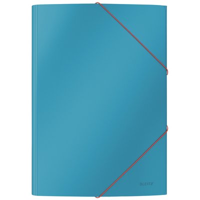 Chemise à élastique Leitz Cosy A4 3 rabats bleu