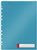 Insteekmap U-model Leitz Cosy harmonica A4 met perforatiestrip PP blauw