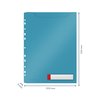 Insteekmap U-model Leitz Cosy harmonica A4 met perforatiestrip PP blauw foto