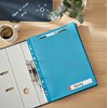 Insteekmap U-model Leitz Cosy harmonica A4 met perforatiestrip PP blauw foto