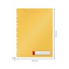 Insteekmap U-model Leitz Cosy harmonica A4 met perforatiestrip PP geel foto
