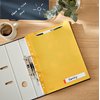 Insteekmap U-model Leitz Cosy harmonica A4 met perforatiestrip PP geel foto