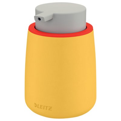 Distributeur savon mains Leitz Cosy 300ml jaune