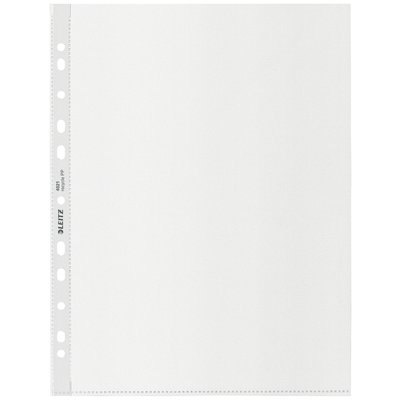 Pochette Leitz Recycle A4 Maxi 11 perforations PP transparent 25 pièces