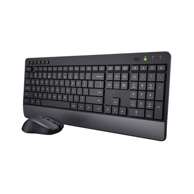 Clavier Trezo Eco Comfort + souris QWERTY noir