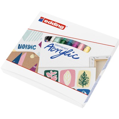 Marqueur acrylique edding kit starter petit Scandinavie