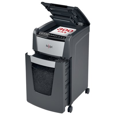 Destructeur Rexel Optimum Auto+ 300X P4 particules 4x26mm
