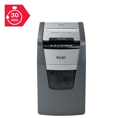 Destructeur Rexel Optimum Auto+ 150X P4 particules 4x28mm