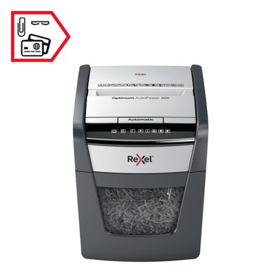 Papiervernietiger Rexel Optimum Auto+ 50X P4 snippers 4x28mm