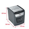 Papiervernietiger Rexel Optimum Auto+ 50X P4 snippers 4x28mm foto