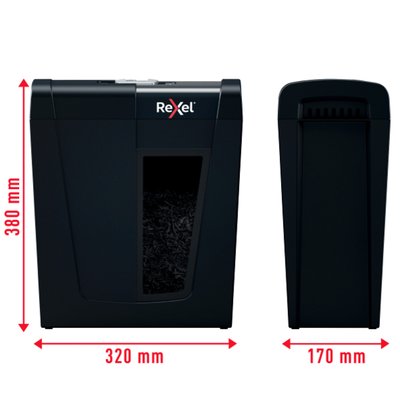 Papiervernietiger Rexel Secure X8 P4 snippers 4x40mm