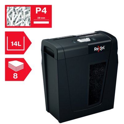 Papiervernietiger Rexel Secure X8 P4 snippers 4x40mm