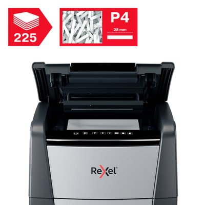 Destructeur Rexel Optimum Auto+ 225X P4 particules 4x26mm