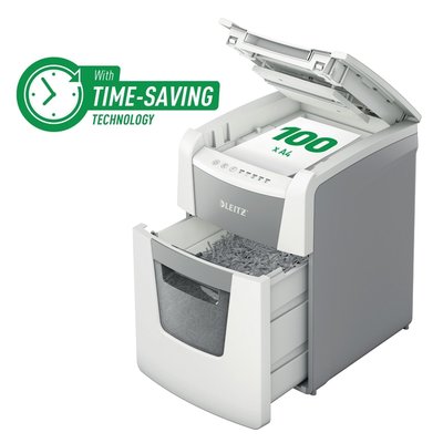 Destructeur Leitz Auto+ Small Office 100 P4 particules 4x28mm