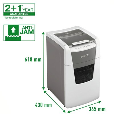 Destructeur Leitz IQ Auto+ office 150 P4 particules 4x28mm