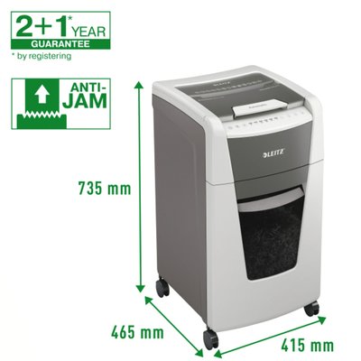 Destructeur Leitz IQ Auto+ Office 300 P4 particules 4x28mm