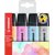 Markeerstift STABILO BOSS Original 70/4 pastel incl grijs ass 4st