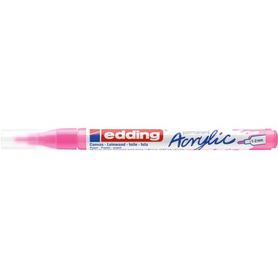Marqueur acrylique edding e-5300 Fin rose fluo