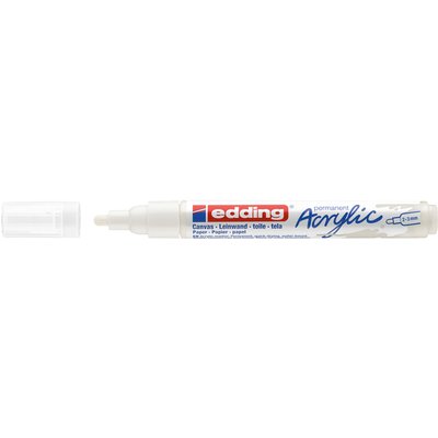 Acrylmarker edding e-5100 medium verkeerswit