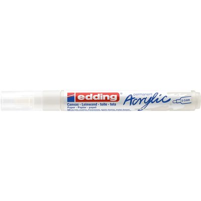 Acrylmarker edding e-5100 medium verkeerswit