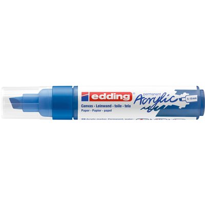 Marqueur acrylique edding e-5000 Large bleu gentiane