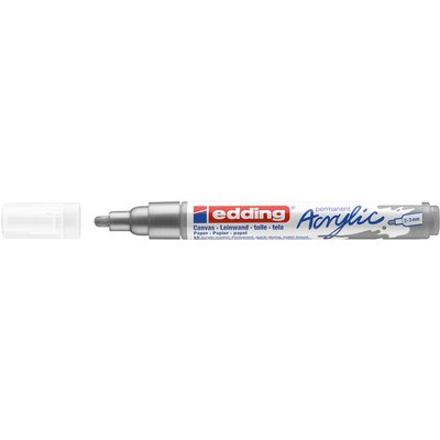 Acrylmarker edding e-5100 medium zilver