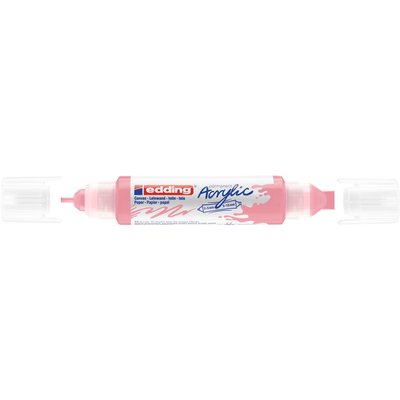 Marqueur acrylique 3D edding e-5400 double pointe mauve chic