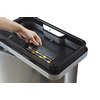 Afvalbak EKO Mirage met sensor 30liter RVS mat foto