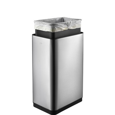 Afvalbak EKO Mirage met sensor 30liter RVS mat