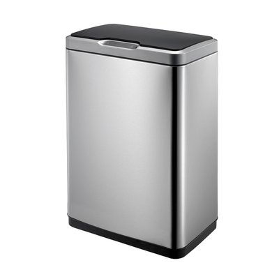 Poubelle Eko Mirage Sensor 20+20L Inox brossé
