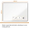 Whiteboard Nobo Premium Plus 90x120cm staal foto