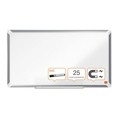 Tableau blanc Nobo Premium Plus Ecran Large 40x71cm émaillé