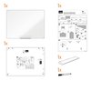 Whiteboard Nobo Impression Pro 60x90cm staal photo