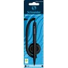 Stylo bille de comptoir Schneider Klick-fix Medium noir blister 1 pièce Photo