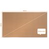 Prikbord Nobo Impression Pro widescreen 69x122cm kurk foto