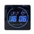 Pendule murale Unilux Flo LED 28x28cm noir