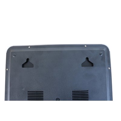 Pendule murale Unilux Flo LED 28x28cm noir