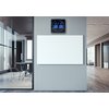 Pendule murale Unilux Flo LED 28x28cm noir Photo