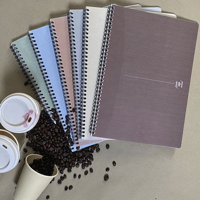Cahier spirale Oxford My Rec'Up A4 ligné 180 pages 80g assorti
