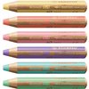 Crayon STABILO 880 Woody set 6 couleurs pastel avec taille-crayon Photo