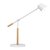 Bureaulamp Unilux Vicky led hout wit