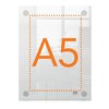 Infobord Nobo Premium Plus A5 acryl wand foto