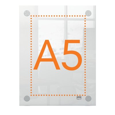 Infobord Nobo Premium Plus A5 acryl wand