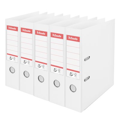 Classeur à levier Esselte Vivida N°1 multipack 75mm A4 5 pièces blanc