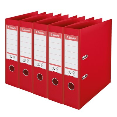 Ordner Esselte Vivida No.1 multipack 75mm A4 5 stuks rood