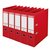 Ordner Esselte Vivida No.1 multipack 75mm A4 5 stuks rood