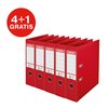 Ordner Esselte Vivida No.1 multipack 75mm A4 5 stuks rood foto