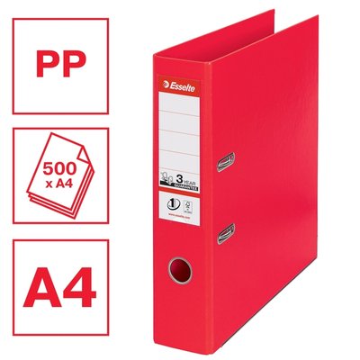 Ordner Esselte Vivida No.1 multipack 75mm A4 5 stuks rood